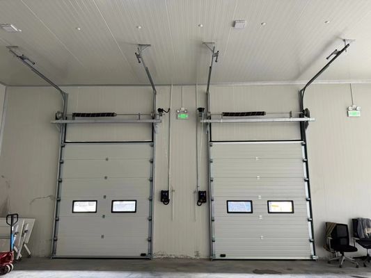 Overhead sectional door is one of most widely used among in industrial doors at present