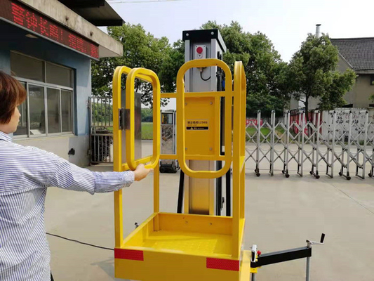 Single Mast Boom Elevated Work Platform High Installation Working Equipment