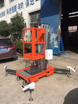Single Mast Boom Elevated Work Platform High Installation Working Equipment